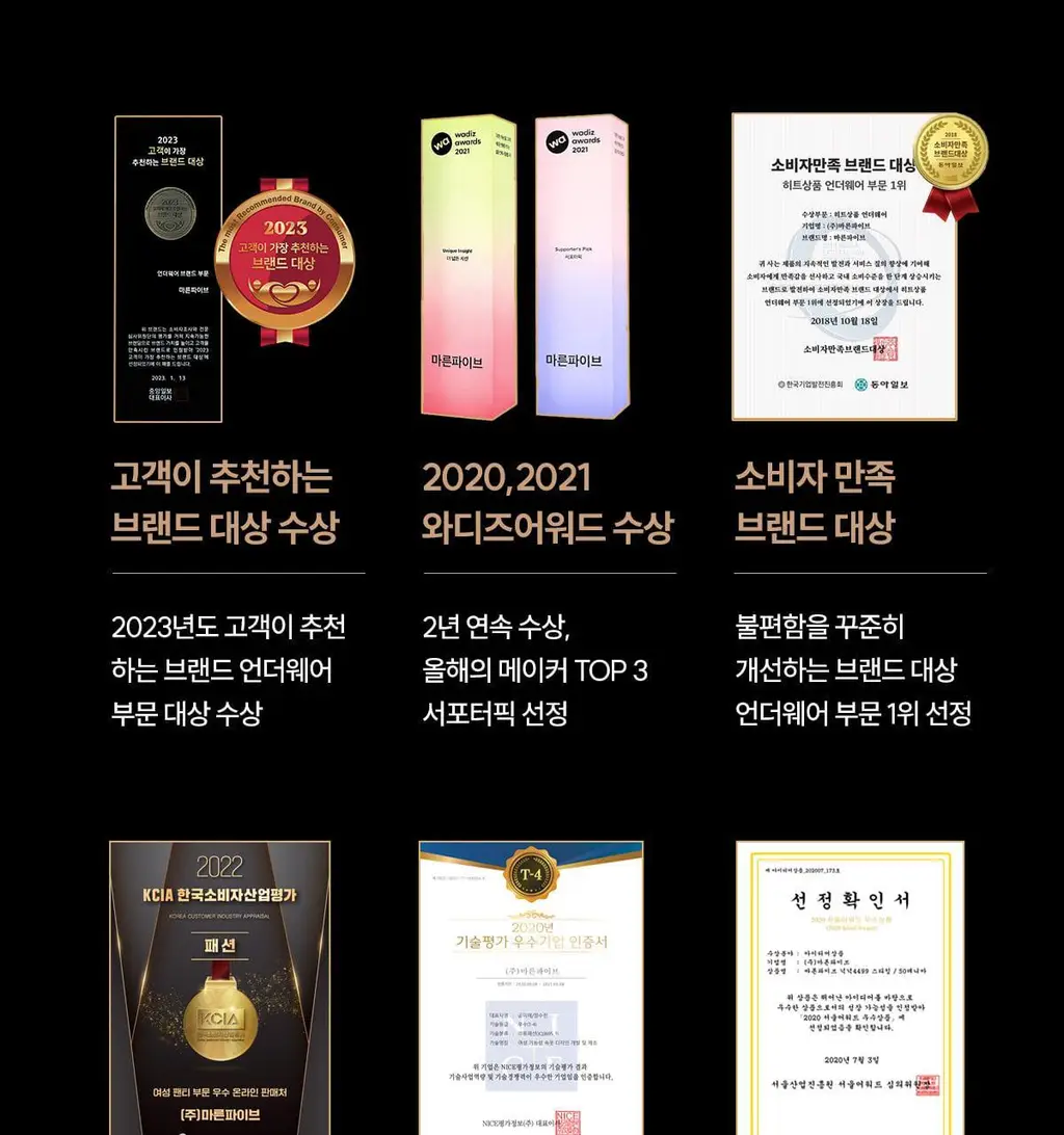 마른파이브 스밈 흡수형 메쉬 위생팬티 블랙 (XS-XL) 상세페이지 51
