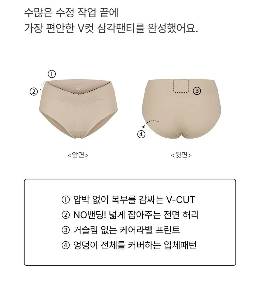 미언더 제로 브이컷 삼각팬티 4 colors 상세페이지 9