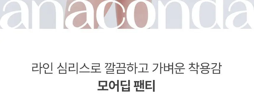 아나콘다이너웨어 모어딥 팬티 (베이직/하이) 상세페이지 2