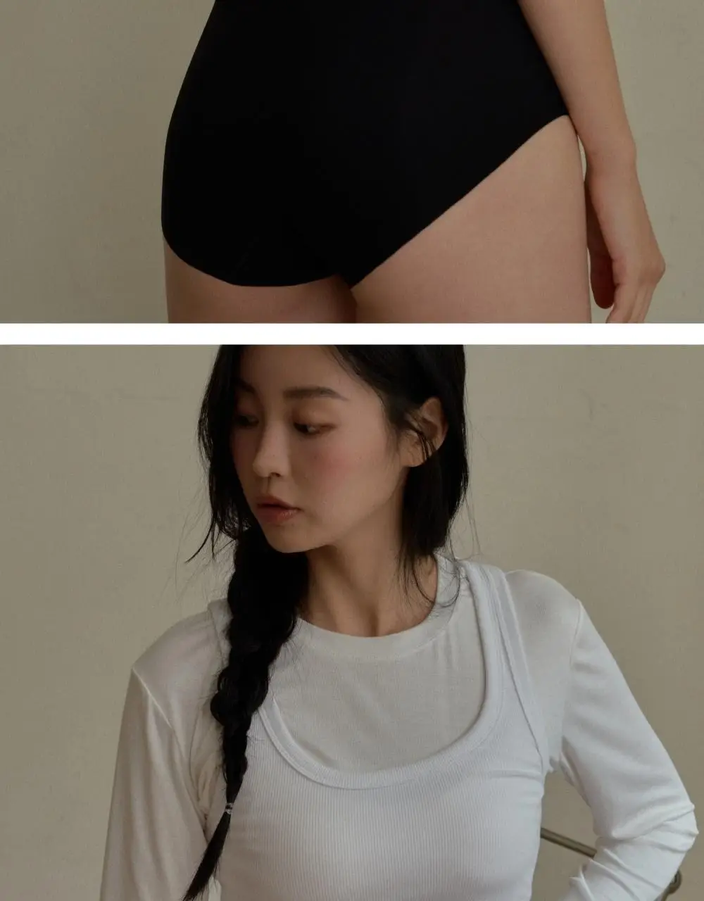엣프터 오프 슬림 팬티 (블랙/바닐라크림/스킨) 상세페이지 11
