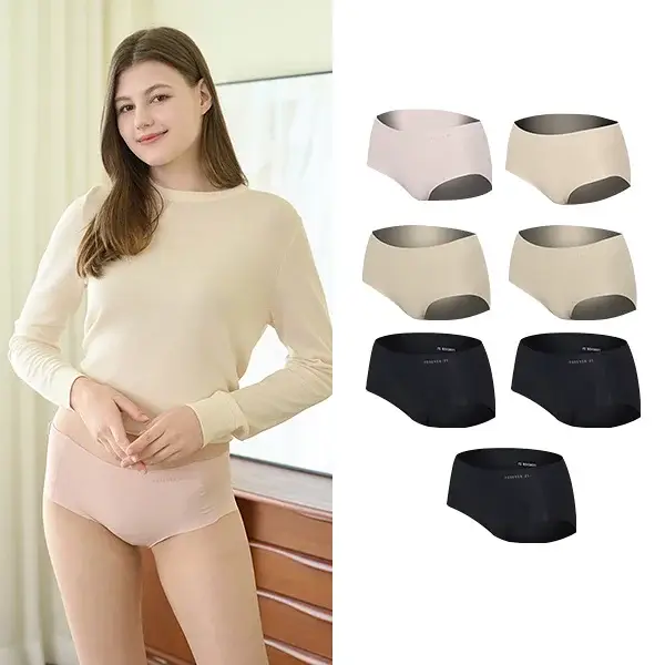 포에버21 여성 제로 스트레스 노라인 팬티 7PACK (4colors)
