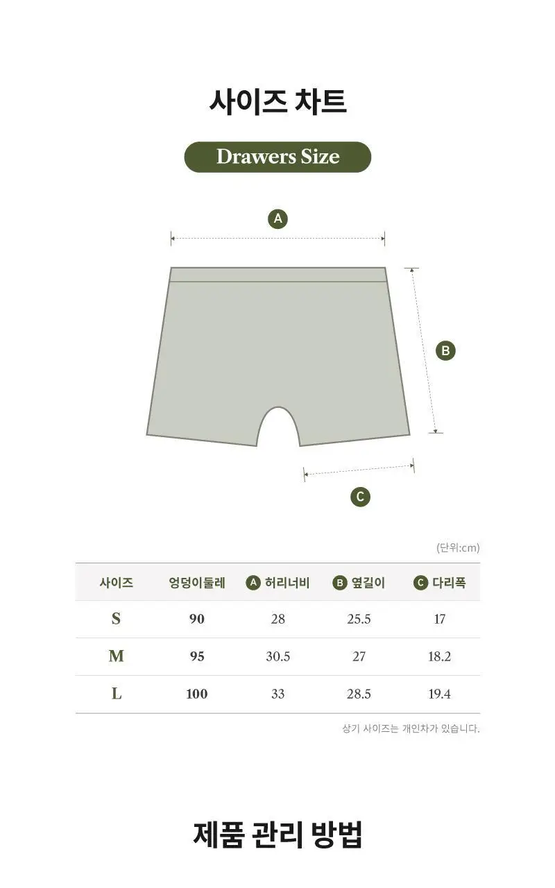 휘게 언더웨어 데일리 퓨징 노라인 사각팬티 여자 여성 드로즈 속바지 3Colors 상세페이지 16