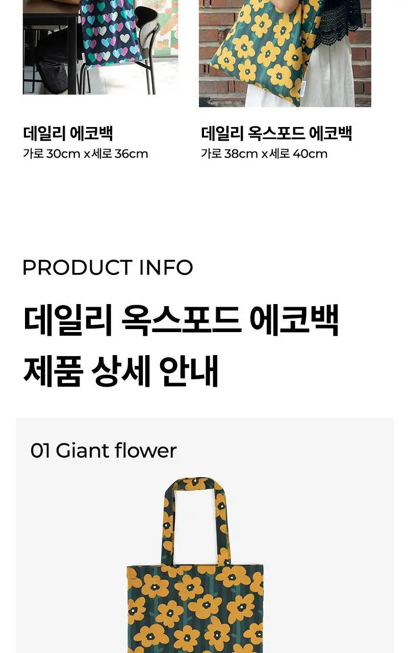 데일리라이크 데일리 옥스포드 에코백 상세페이지 12