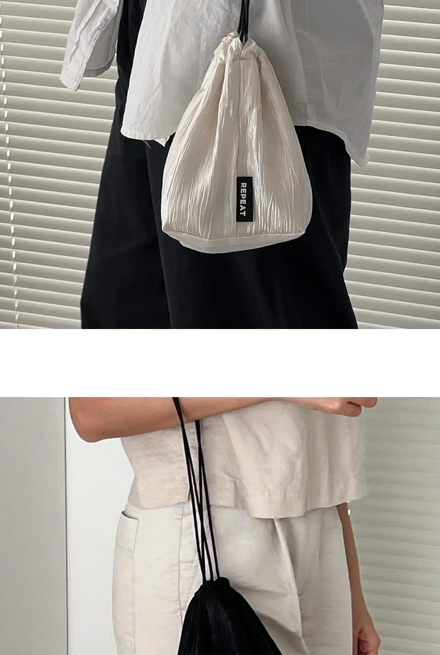 리핏 샤인 스트링 파우치 2size (2colors) 상세페이지 4