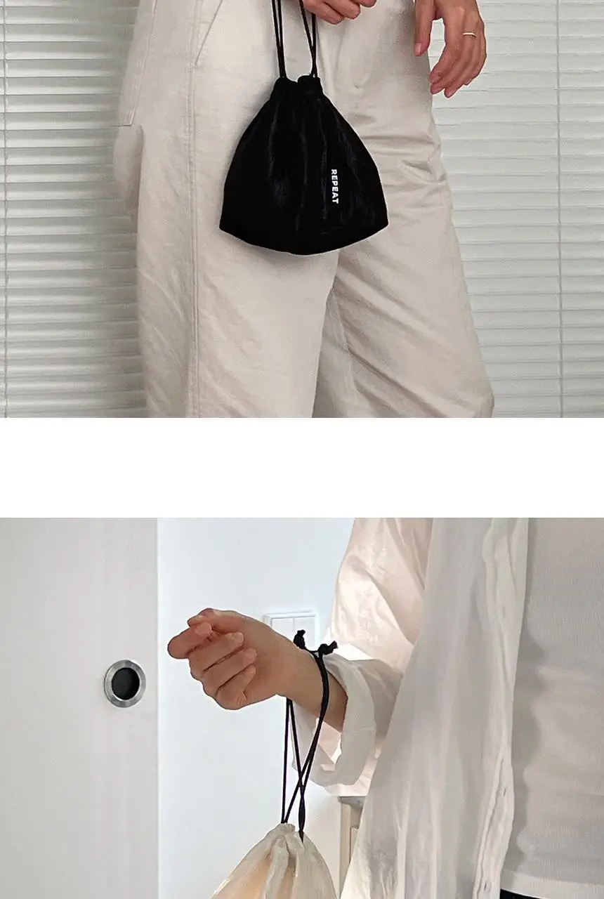 리핏 샤인 스트링 파우치 2size (2colors) 상세페이지 7