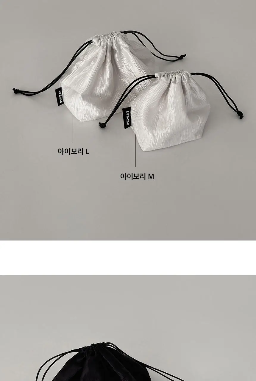 리핏 샤인 스트링 파우치 2size (2colors) 상세페이지 13