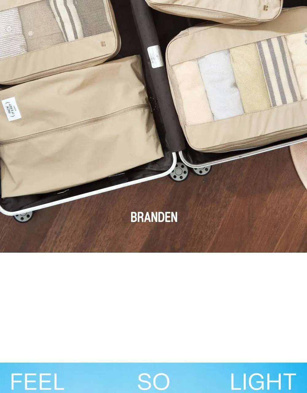 브랜든 여행 압축 파우치 라이트 S/M/L (경량) 상세페이지 7