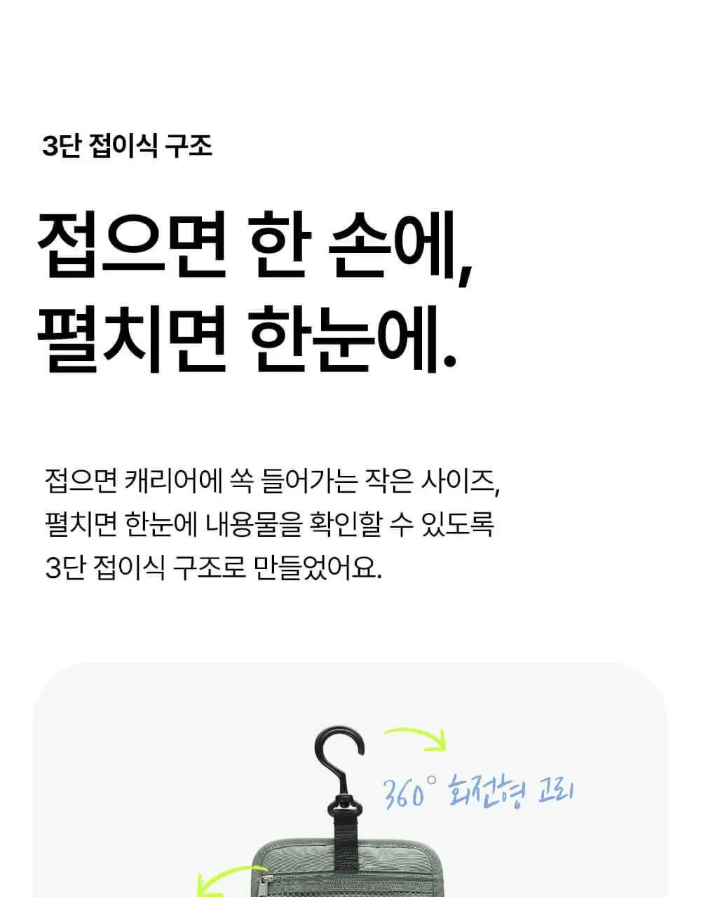 브랜든 여행 압축 파우치 워시백 세트 24인치 S+M+L+확장형 행잉 워시백 상세페이지 36