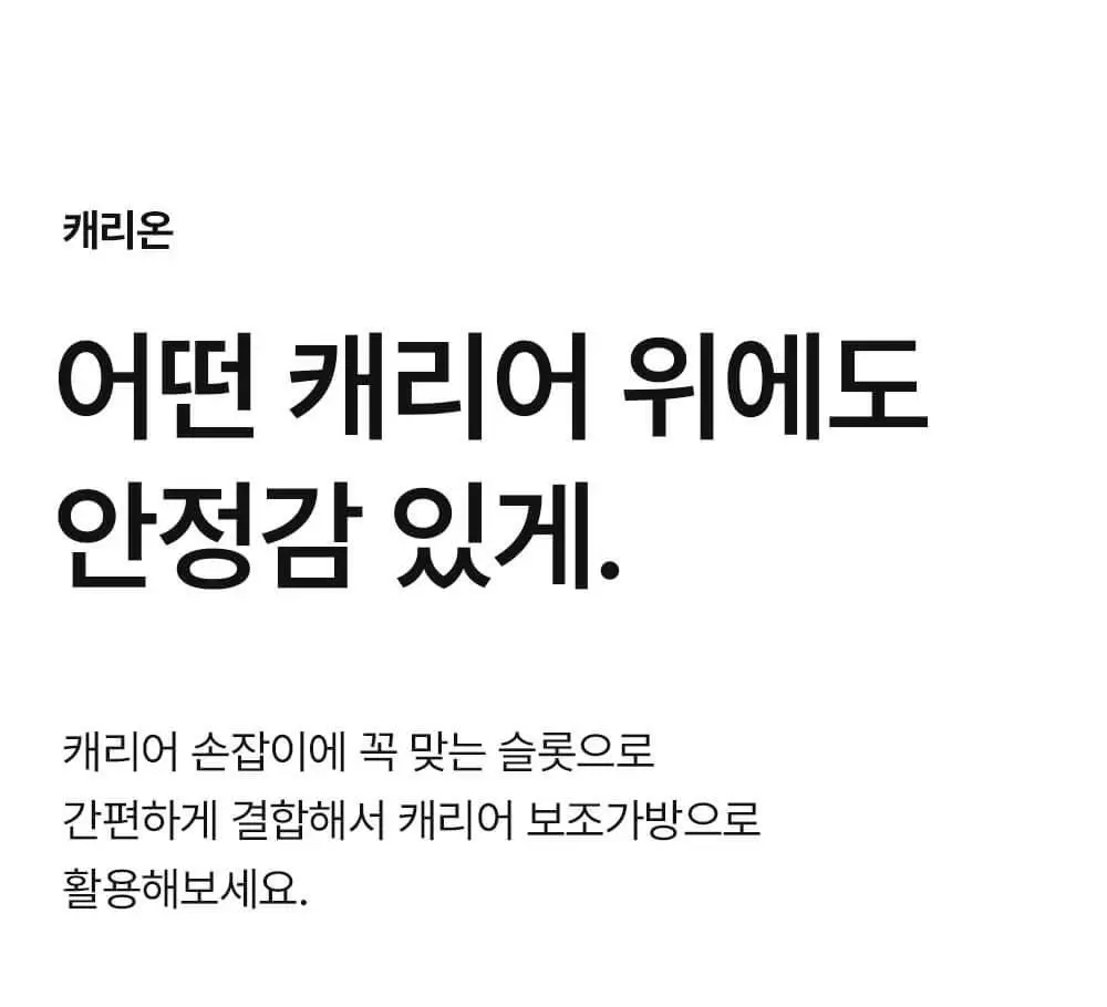 브랜든 폴더블 캐리올 토트백 (5 colors) 상세페이지 17