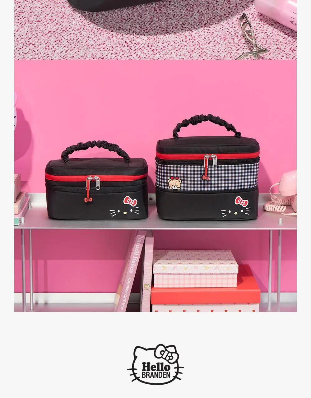 브랜든 헬로키티 메이크업 파우치 상세페이지 4