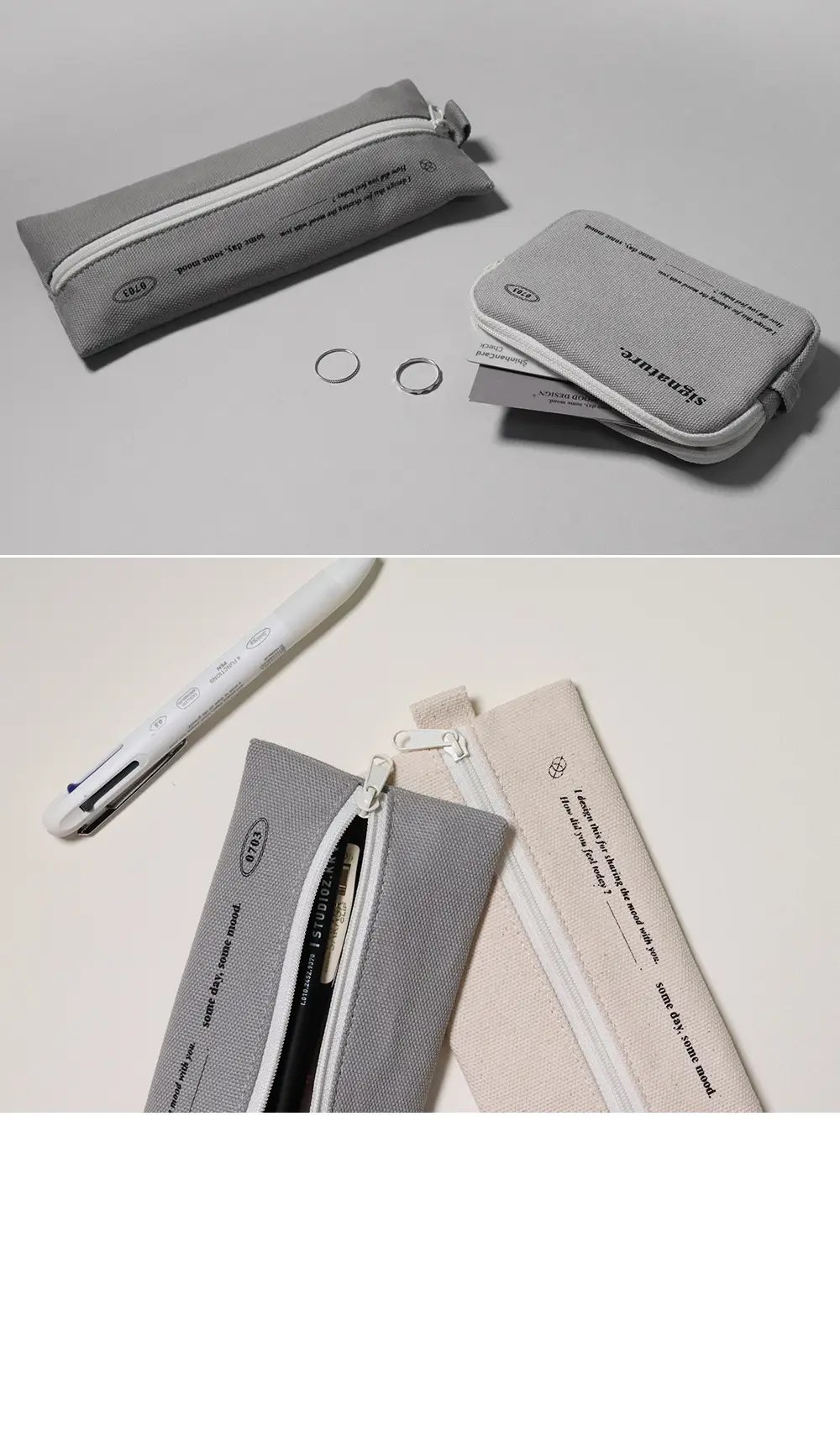 썸무드디자인 Signature Flat Pouch 2종 상세페이지 3