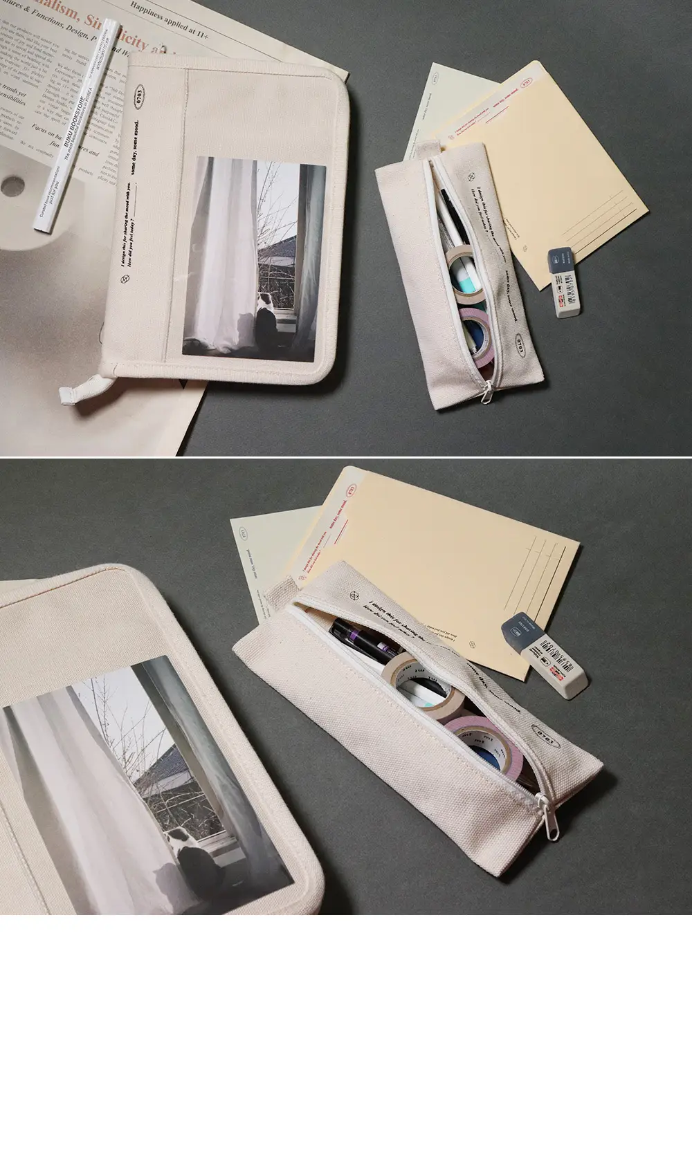 썸무드디자인 Signature Flat Pouch 2종 상세페이지 4
