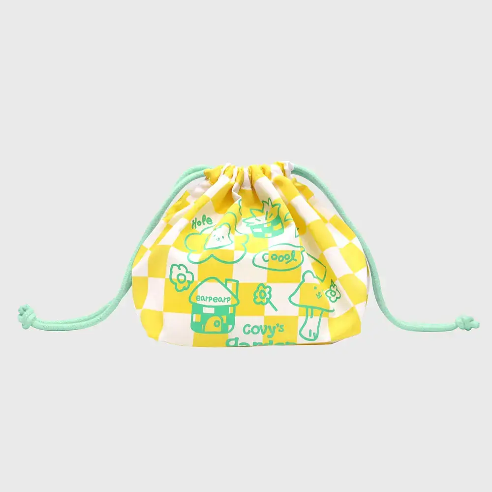 DRAWING COVY GARDEN-YELLOW(스트링파우치)