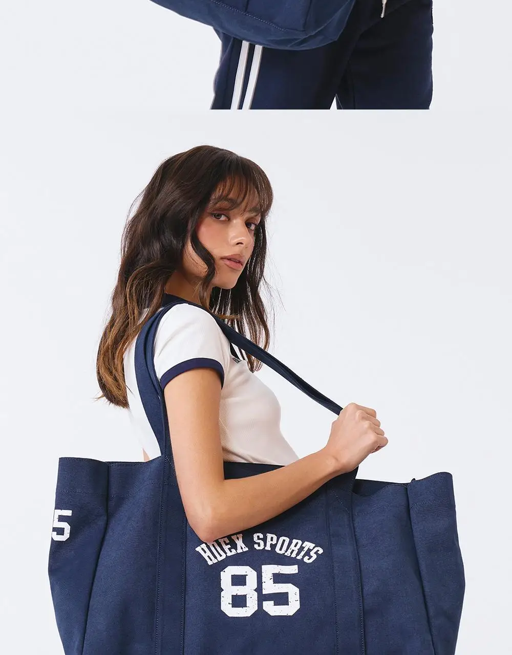 HDEX 스포티 코튼 빅 숄더백 (3colors) 상세페이지 16