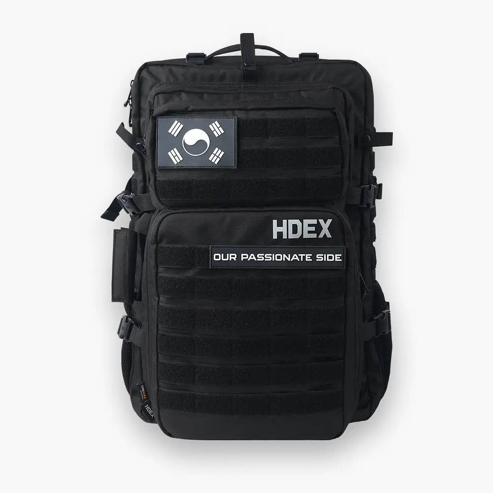 HDEX 프로 짐 코듀라 백팩 2.0 59L 블랙