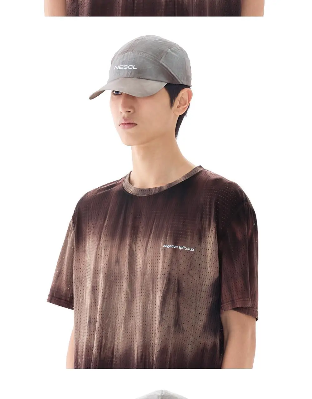 네거티브 스플릿 클럽 제로쉘 타이다잉 캡 브라운/블랙 상세페이지 4