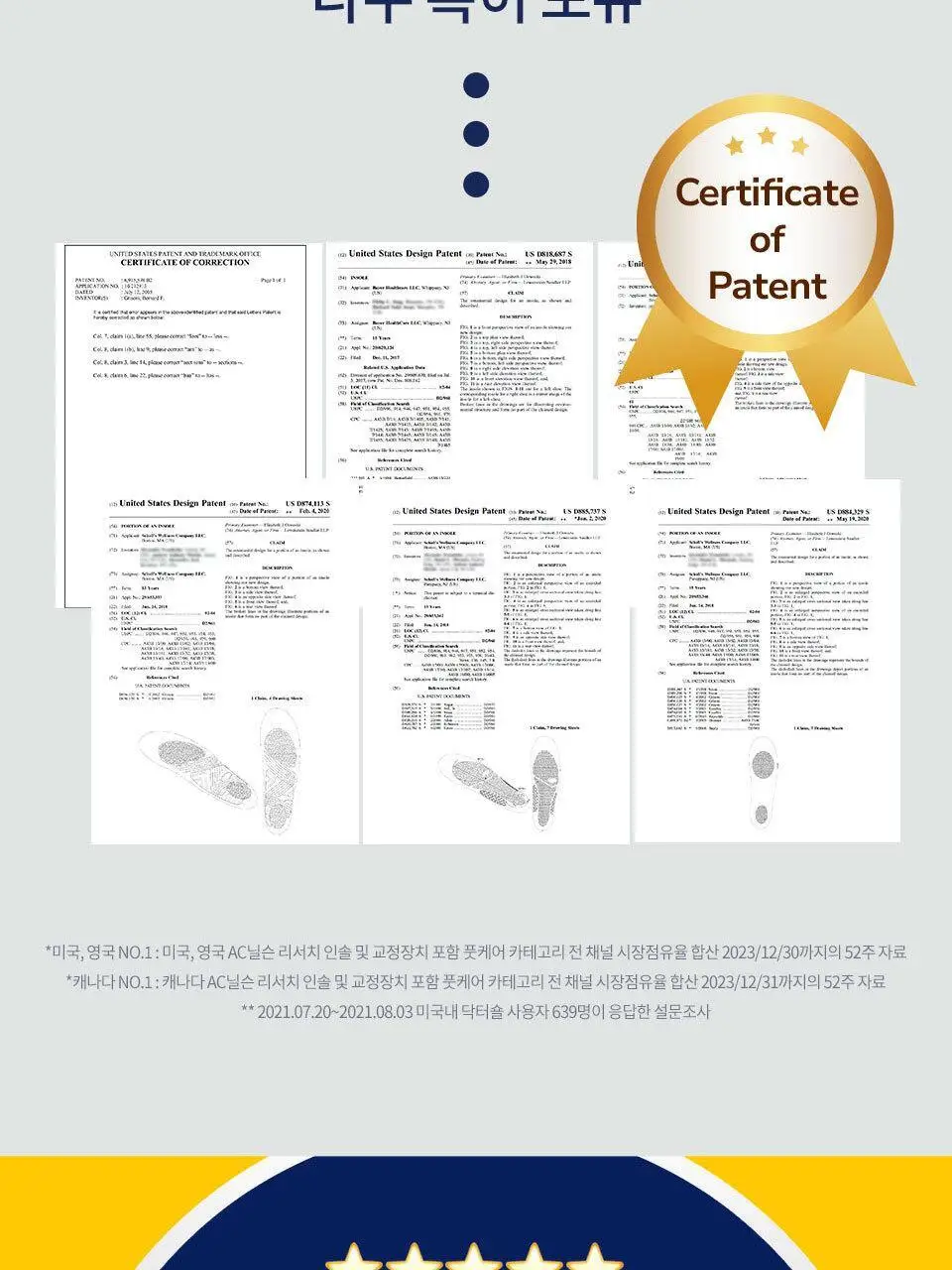 닥터숄 러닝 컴포트 인솔 남자용 / 여자용 상세페이지 7