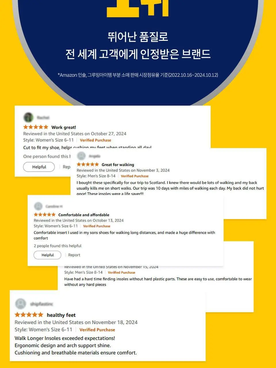 닥터숄 스포츠 & 피트니스 인솔 남자용 / 여자용 상세페이지 9
