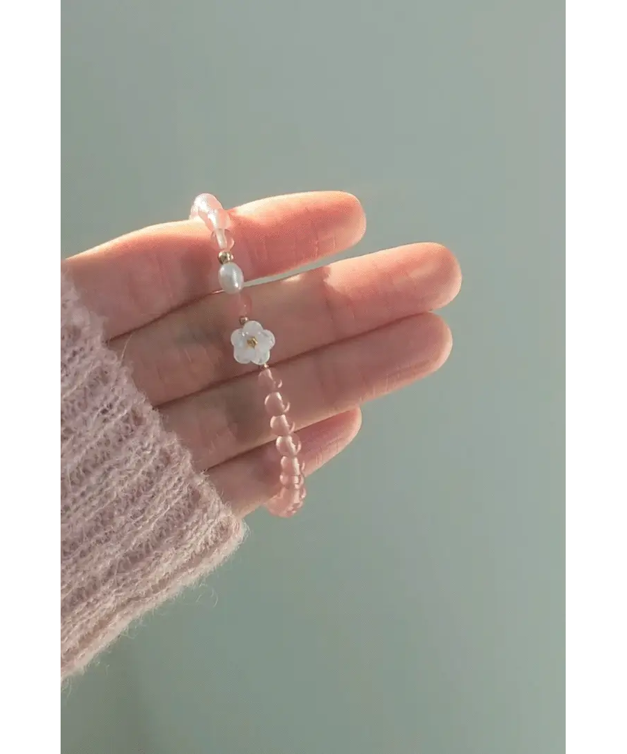 더블유비엘 14k 골드필드 사쿠 천연자개 벚꽃 팔찌 상세페이지 11