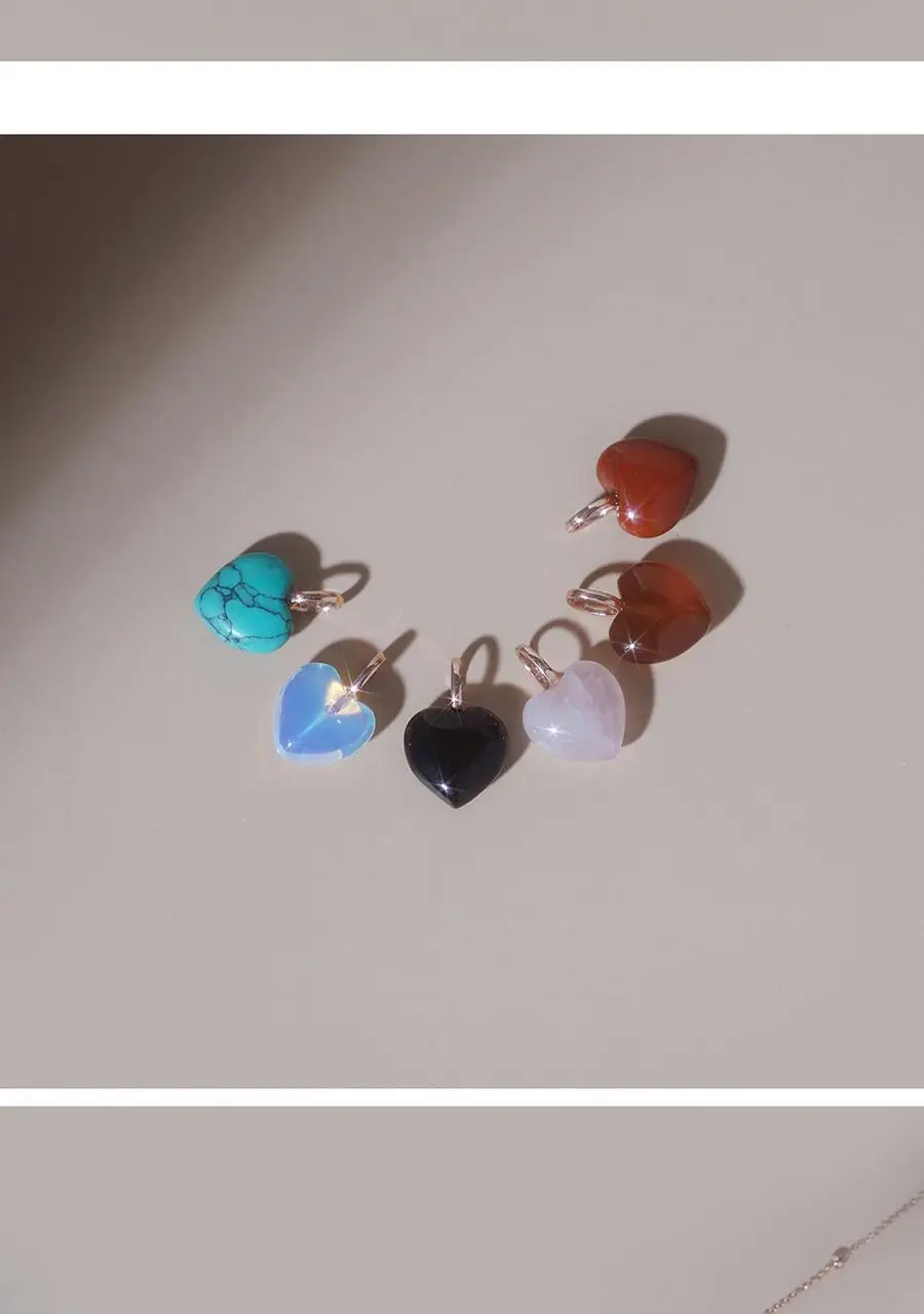 더블유비엘 14k 러브캐쳐 천연석 하트 펜던트 상세페이지 13