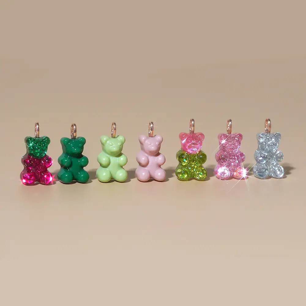 더블유비엘 14k 쥬시 곰돌이 펜던트 시즌2