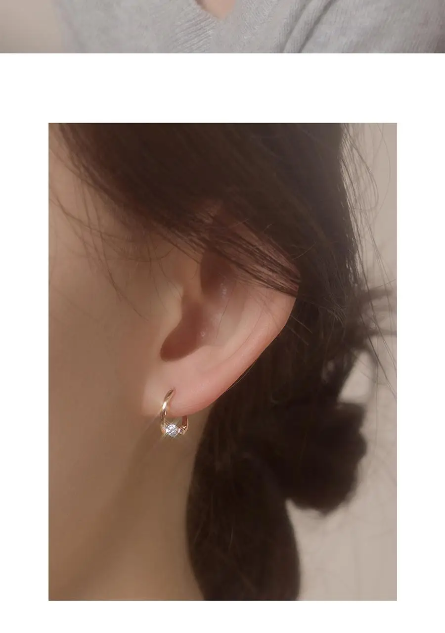 더블유비엘 14k post 루엘 원터치 링귀걸이 상세페이지 5