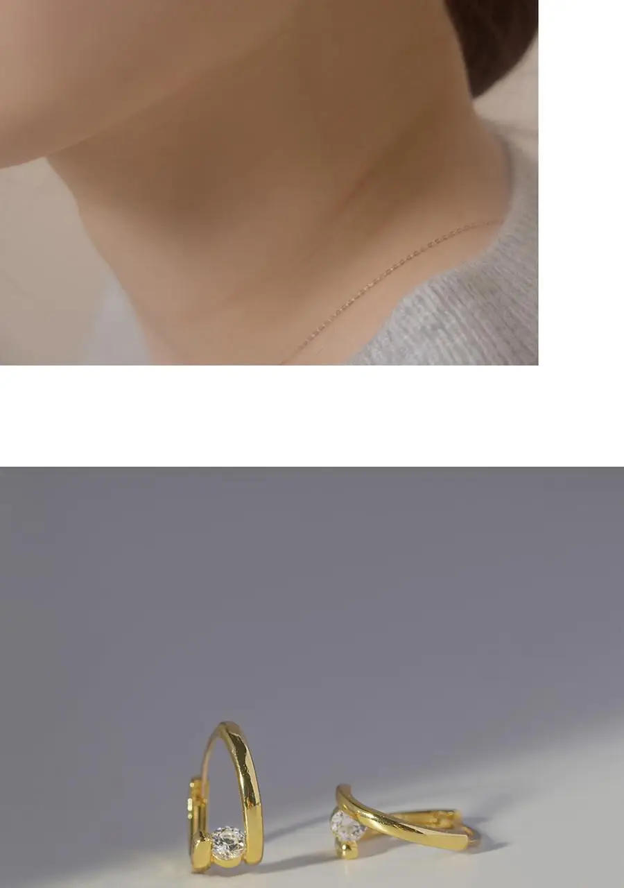 더블유비엘 14k post 루엘 원터치 링귀걸이 상세페이지 12