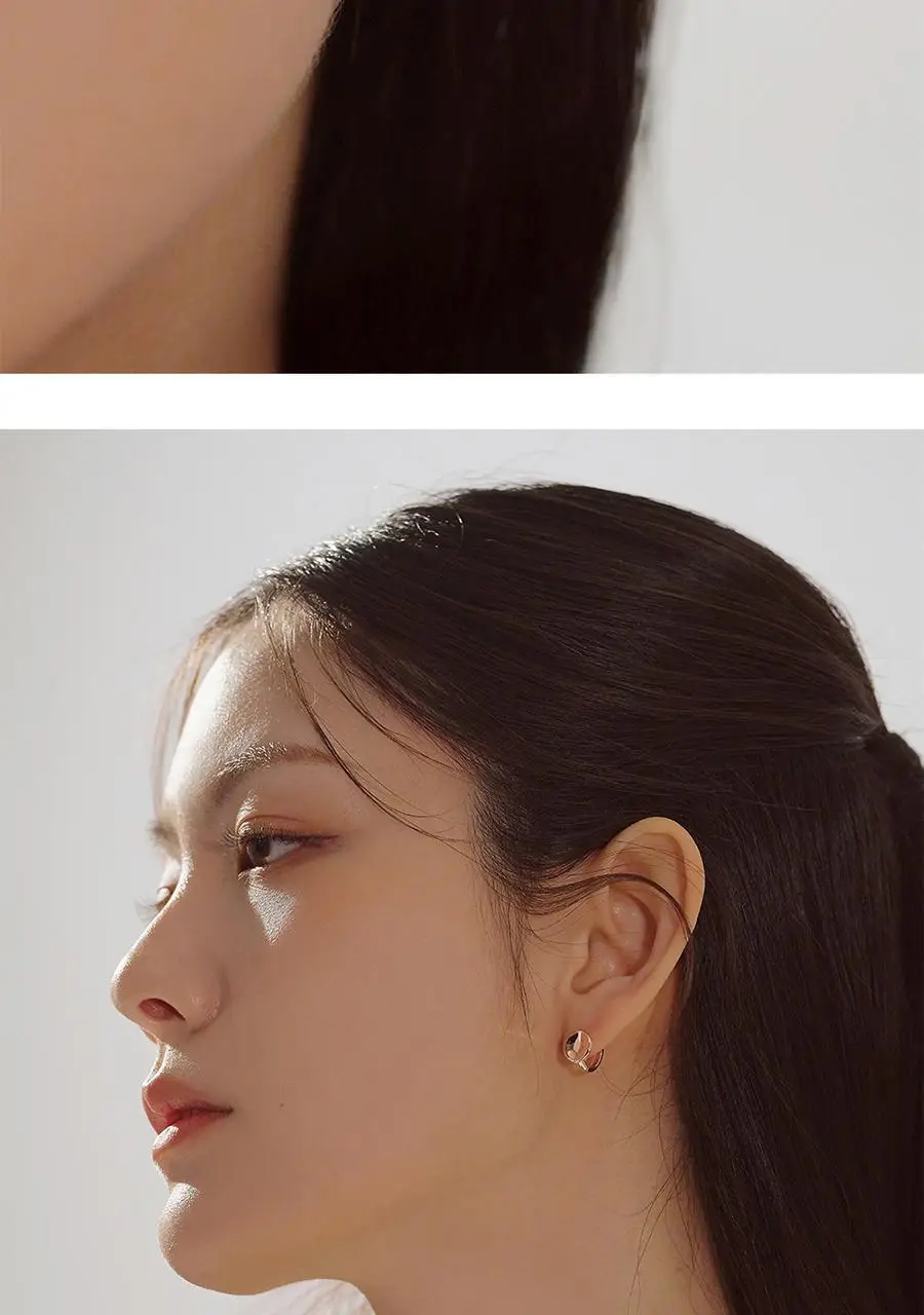 더블유비엘 14k post 루오 라운드 원터치 링귀걸이 상세페이지 8