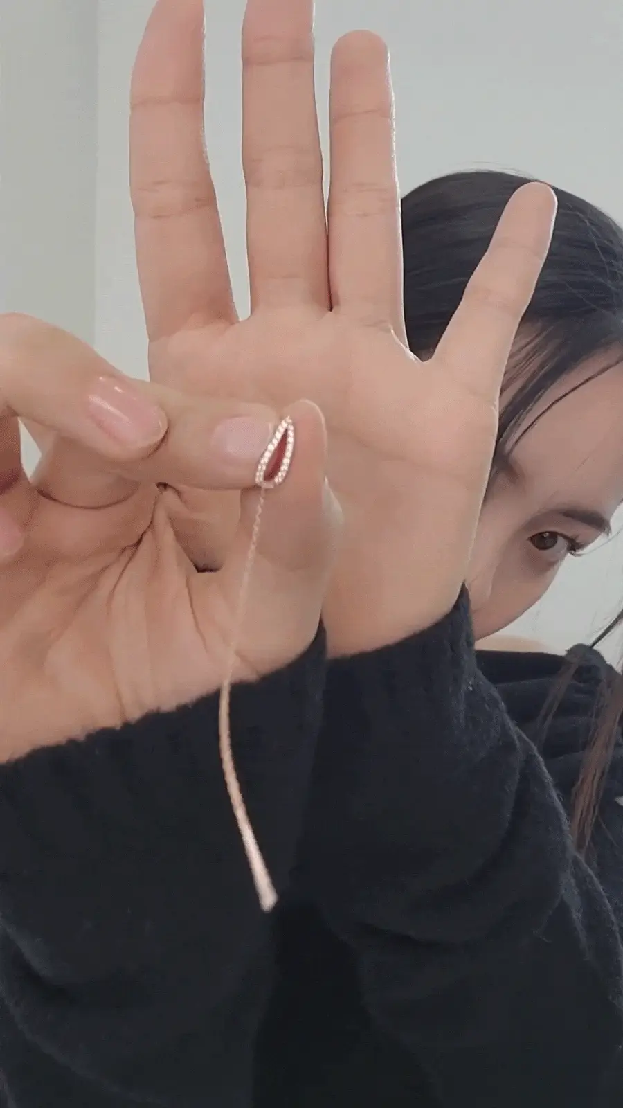 더블유비엘 14k post 베누스 드롭 귀걸이 상세페이지 2