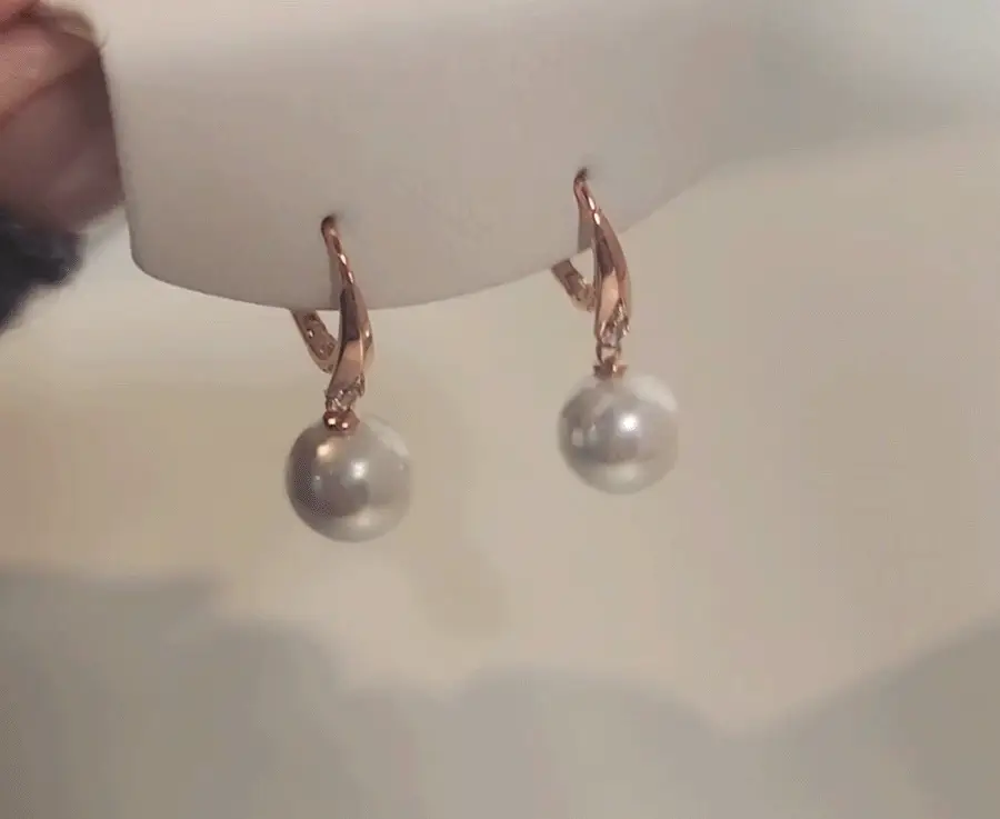 더블유비엘 14k post 에리카 진주 원터치 링귀걸이 상세페이지 6