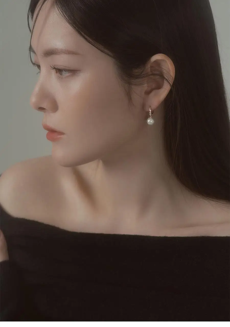 더블유비엘 14k post 에리카 진주 원터치 링귀걸이 상세페이지 12
