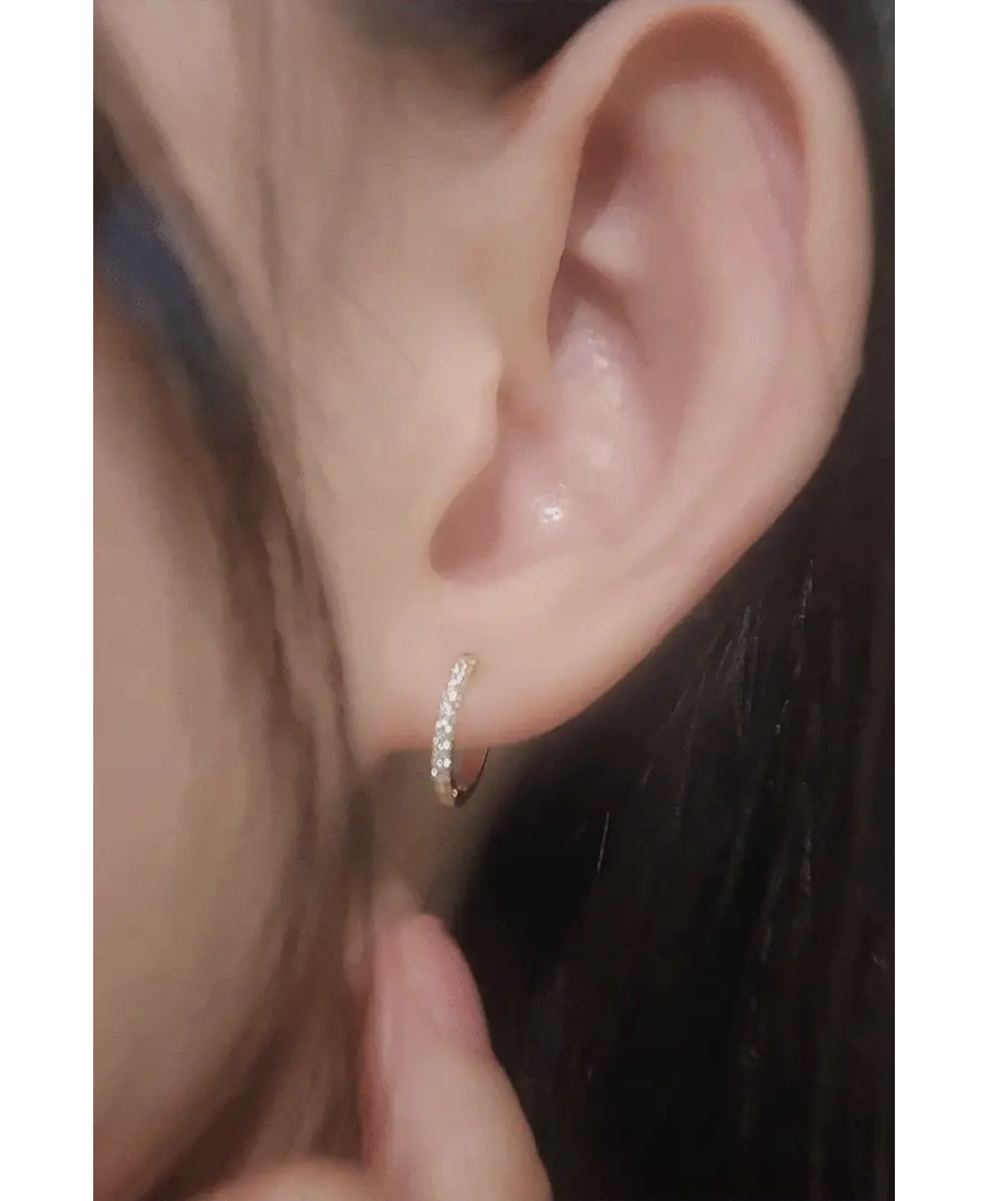 더블유비엘 14k post 올리아 원터치 링귀걸이 상세페이지 6