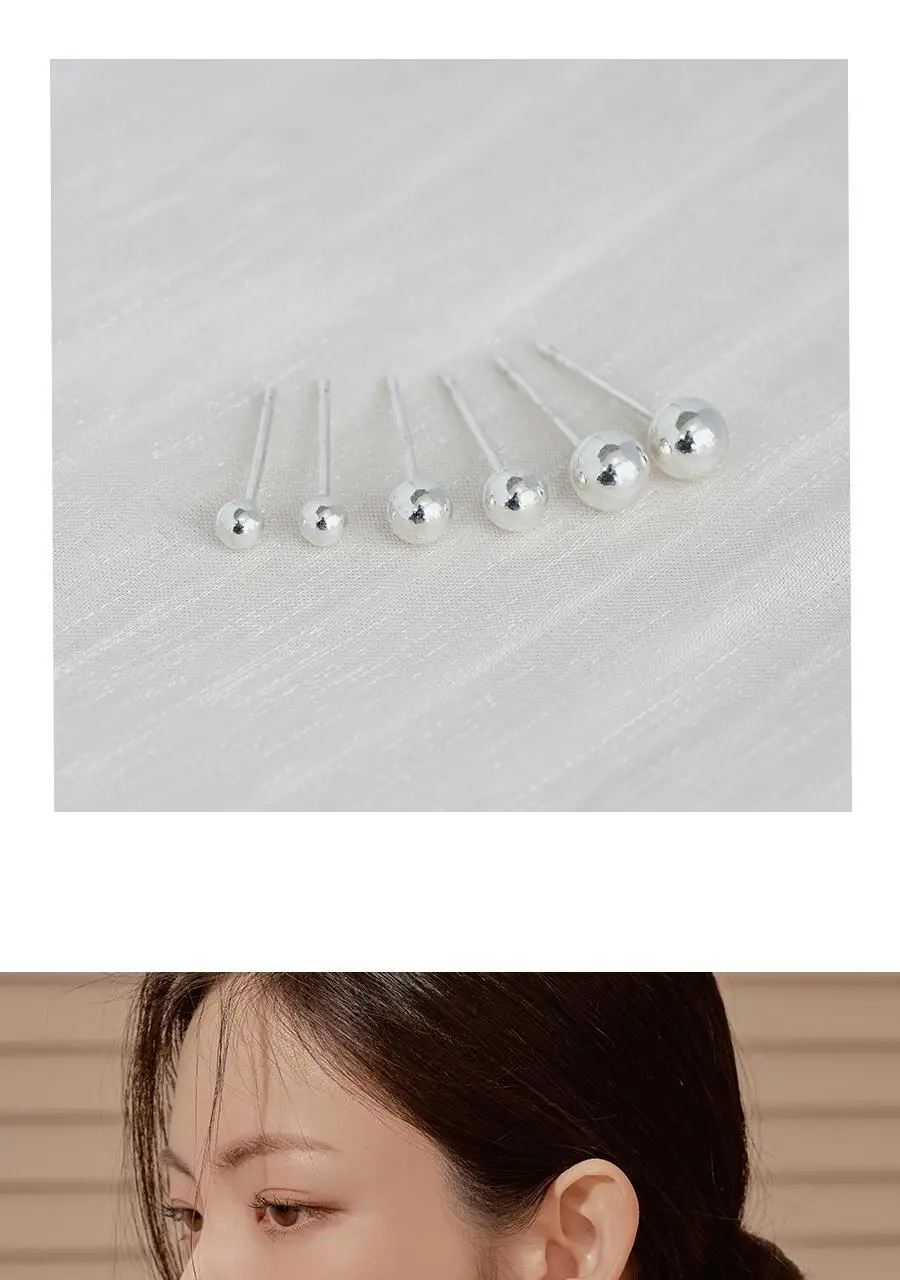 더블유비엘 925실버 베이직 은볼 귀걸이 상세페이지 9