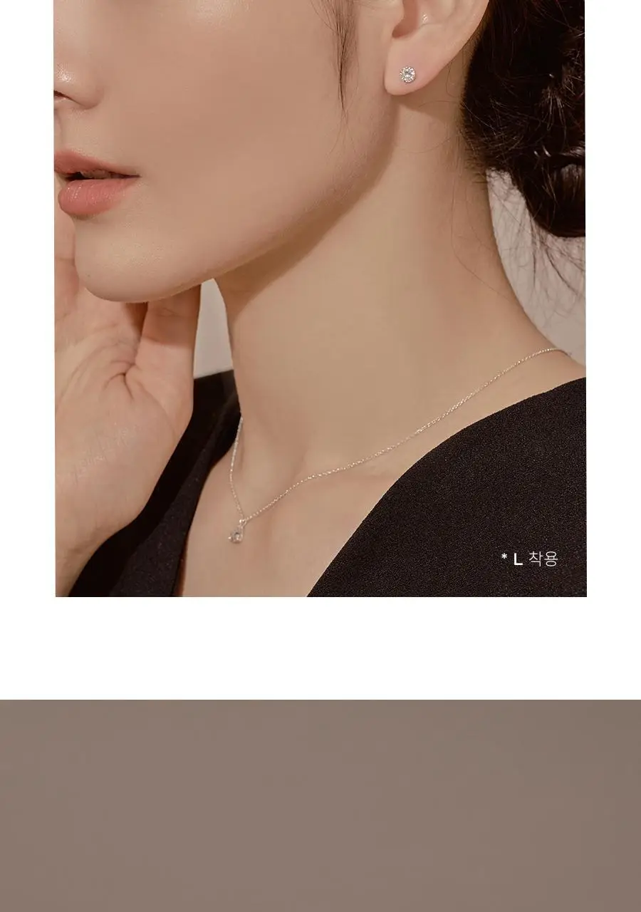 더블유비엘 925실버 베이직 큐빅 귀걸이 상세페이지 11