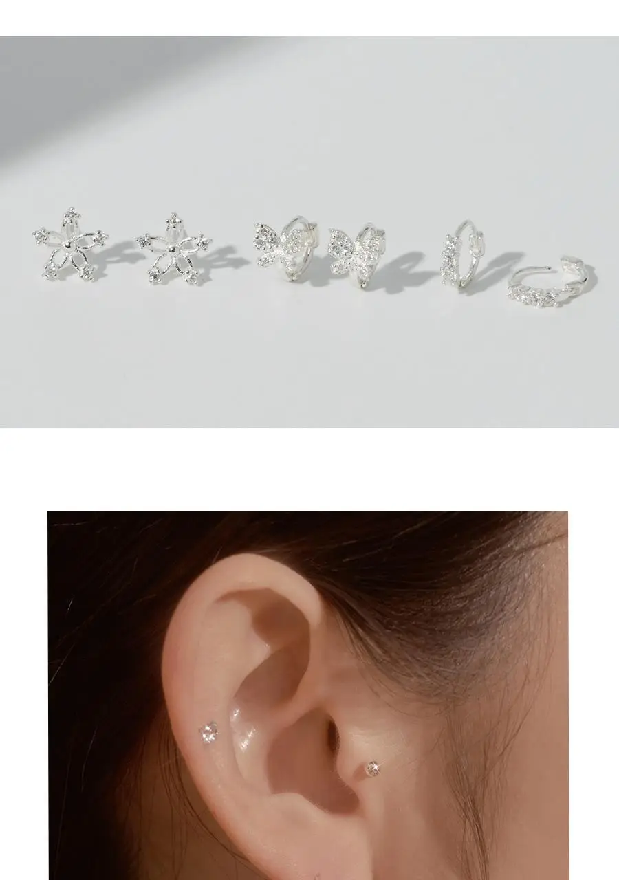 더블유비엘 925실버 일리 원터치 링귀걸이 상세페이지 9