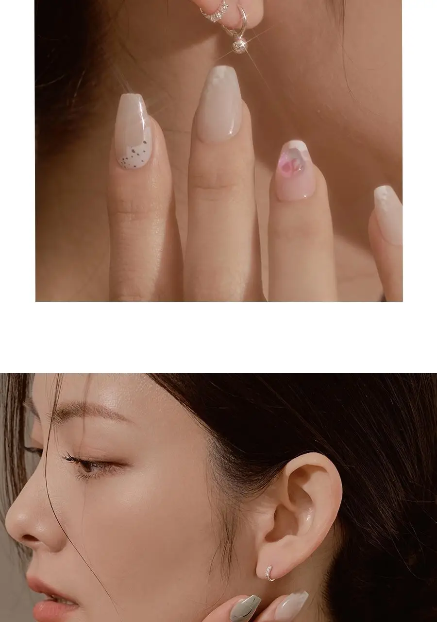 더블유비엘 925실버 일리 원터치 링귀걸이 상세페이지 10