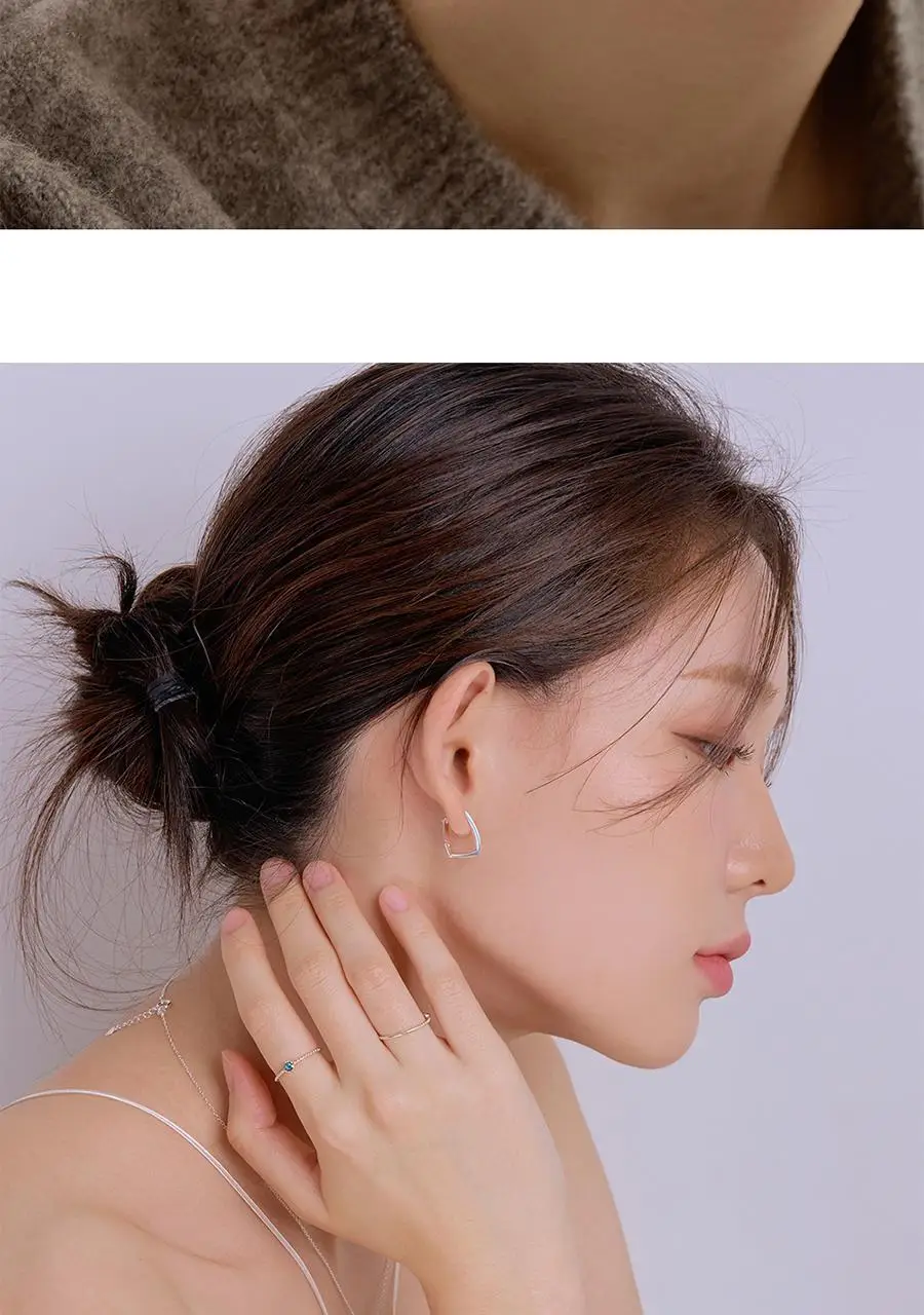 더블유비엘 925실버 트윈 원터치 링귀걸이 상세페이지 15