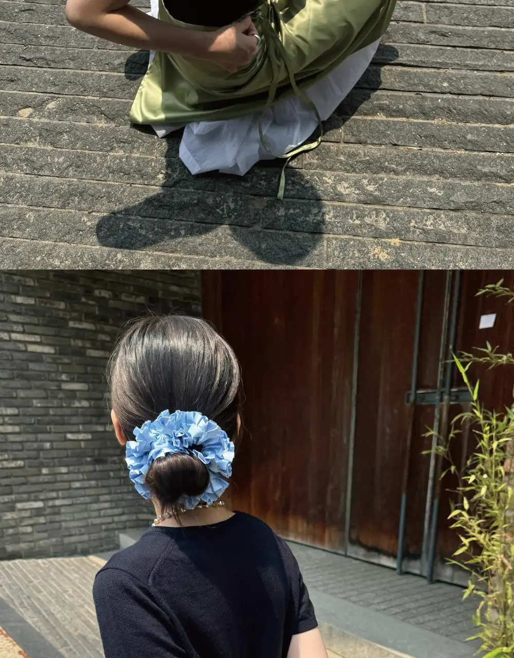코지모지 러플 스크런치 3colors 상세페이지 18