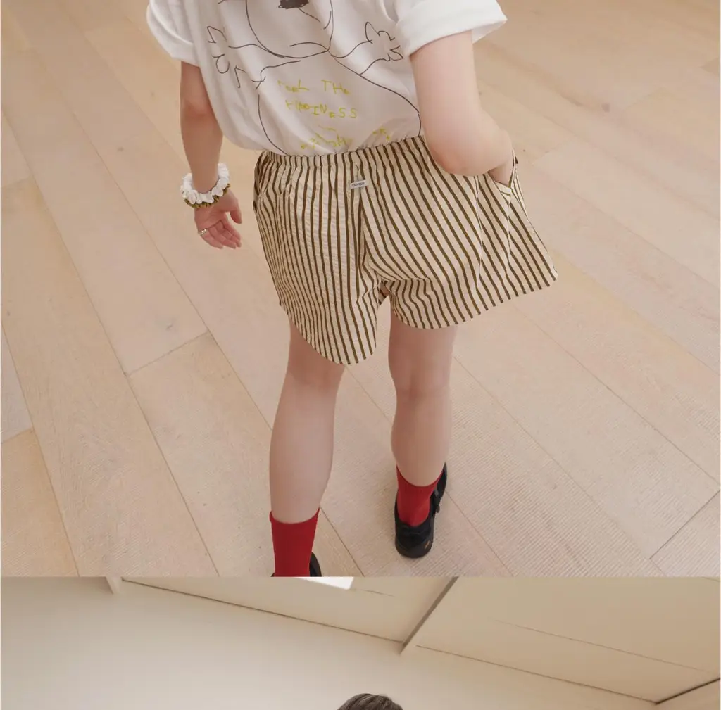 코지모지 썬샤워 스크런치 Summer 4colors (레드/화이트/올리브/블루) 상세페이지 16