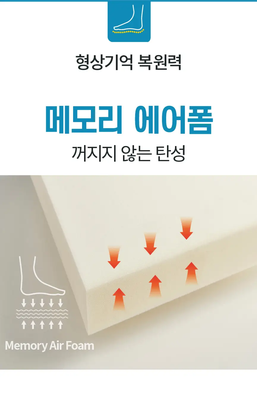 포렉스 소프트젤 부드러운 2Way 쿠션 에어 아치 서포터 깔창 (M/L/XL) 상세페이지 33