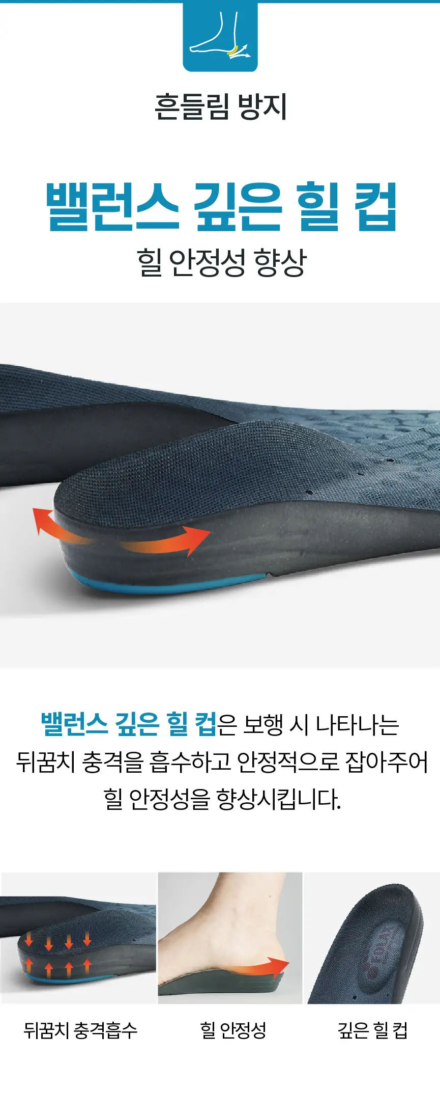 포렉스 소프트젤 부드러운 2Way 쿠션 에어 아치 서포터 깔창 (M/L/XL) 상세페이지 37