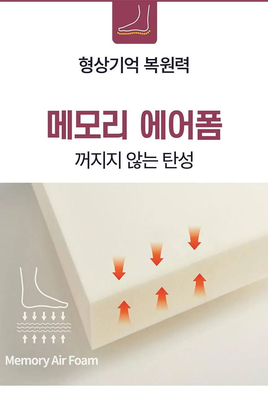 포렉스 솔리드젤 고탄성 이중 쿠션 탄력 아치 서포터 깔창 (M/L/XL) 상세페이지 50