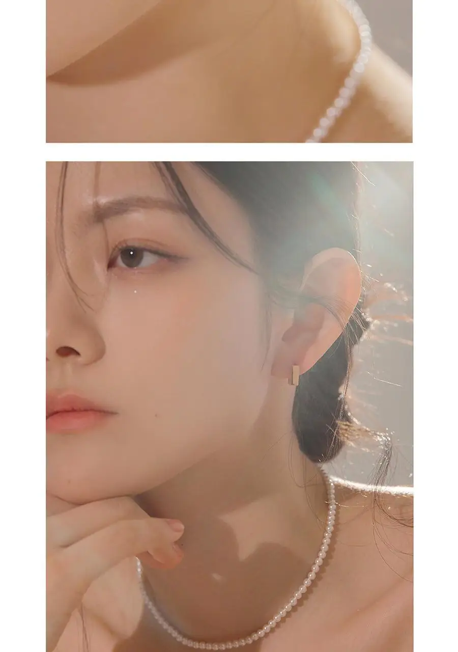14k post 모크 스퀘어 원터치 링귀걸이 상세페이지 11
