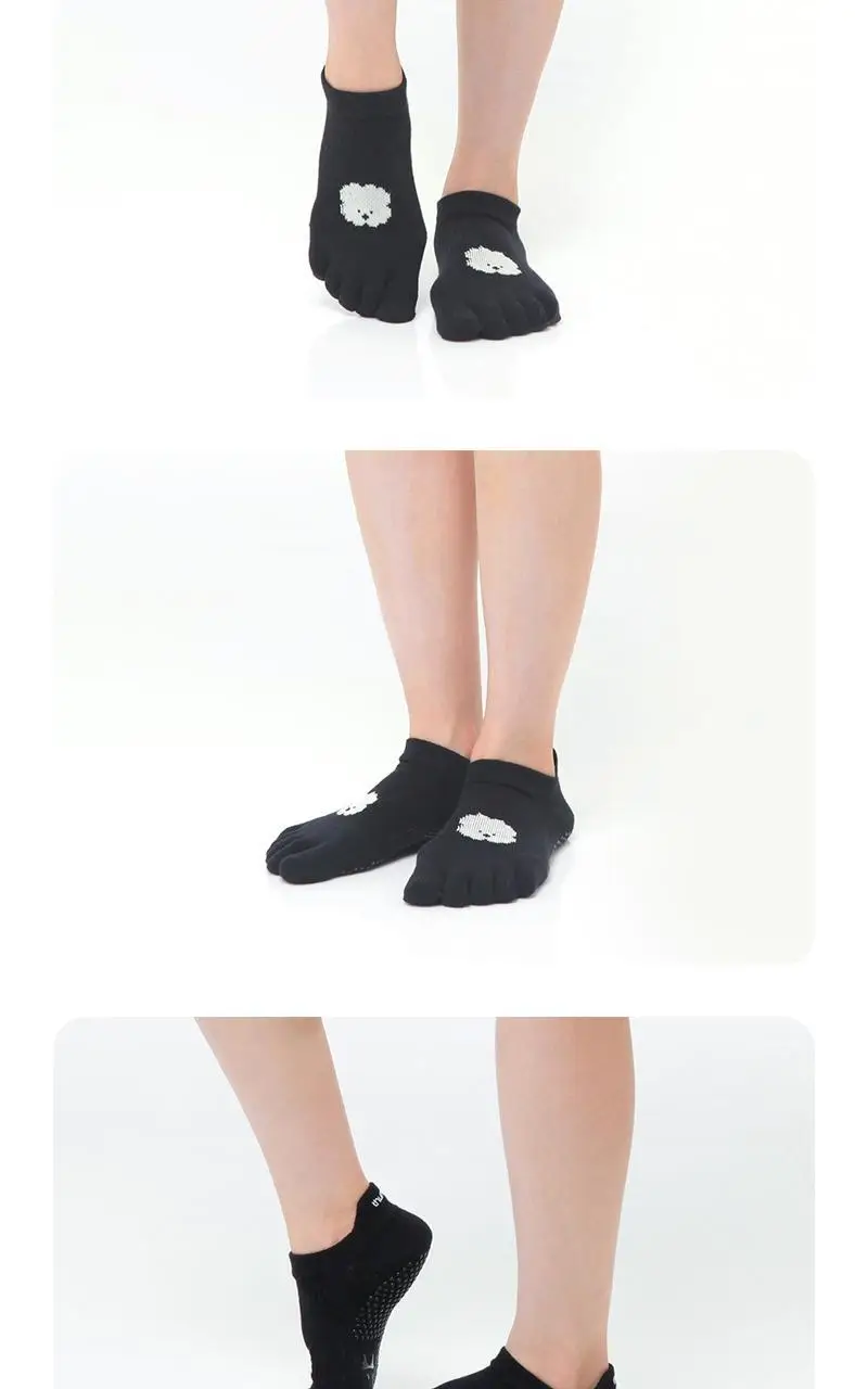 떰토 필라테스 미끄럼방지 발가락 양말 비숑 상세페이지 6