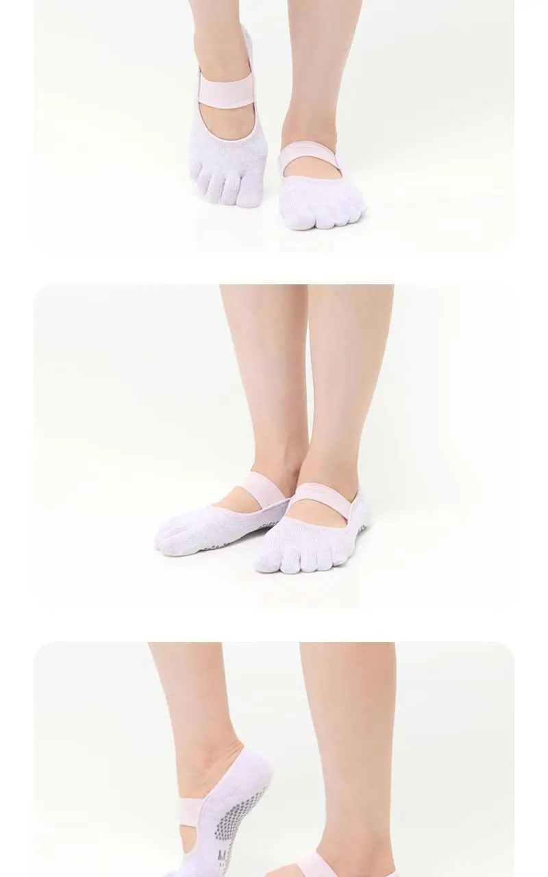 떰토 필라테스 미끄럼방지 발가락 양말 퍼플 상세페이지 6