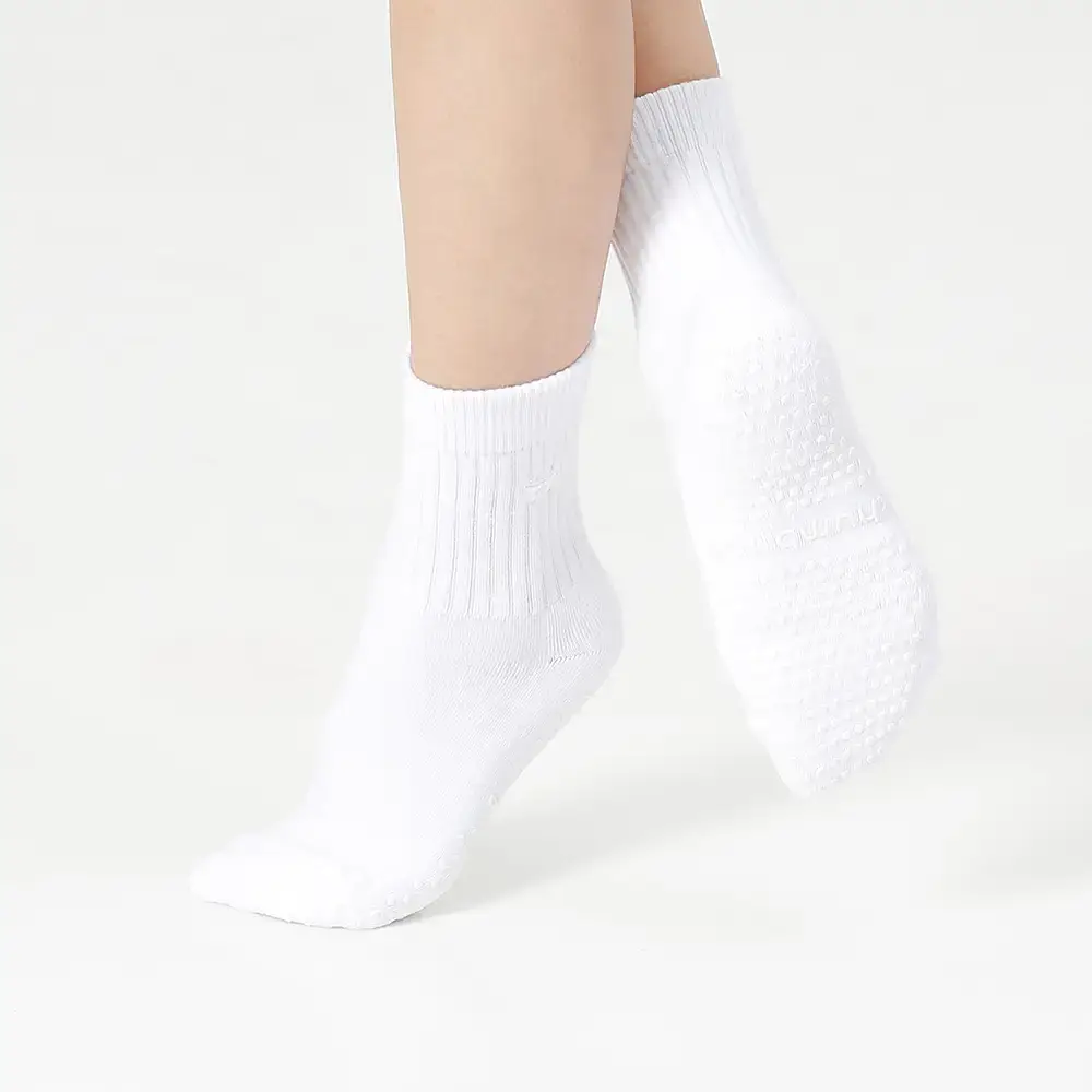 떰토 필라테스 미끄럼방지 크루 삭스