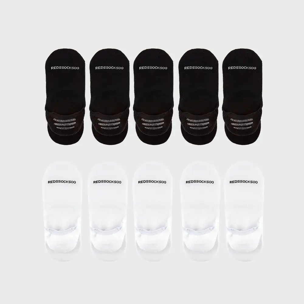 레드싹수 피로감을 줄여주는 발바닥쿠션 페이크삭스 5켤레 1set