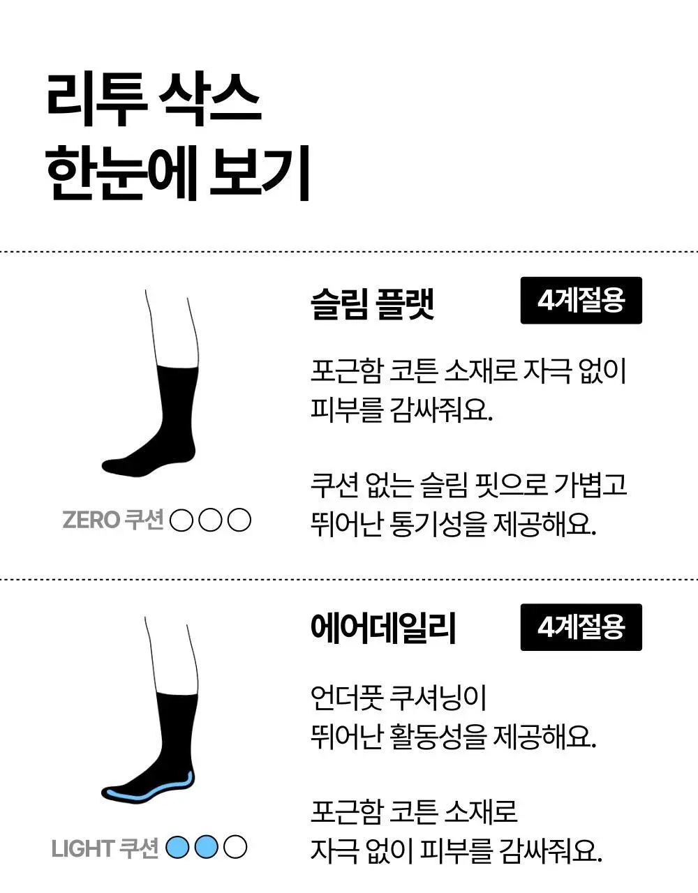 리투 에어 리커버리 크루 삭스(6colors) 상세페이지 44