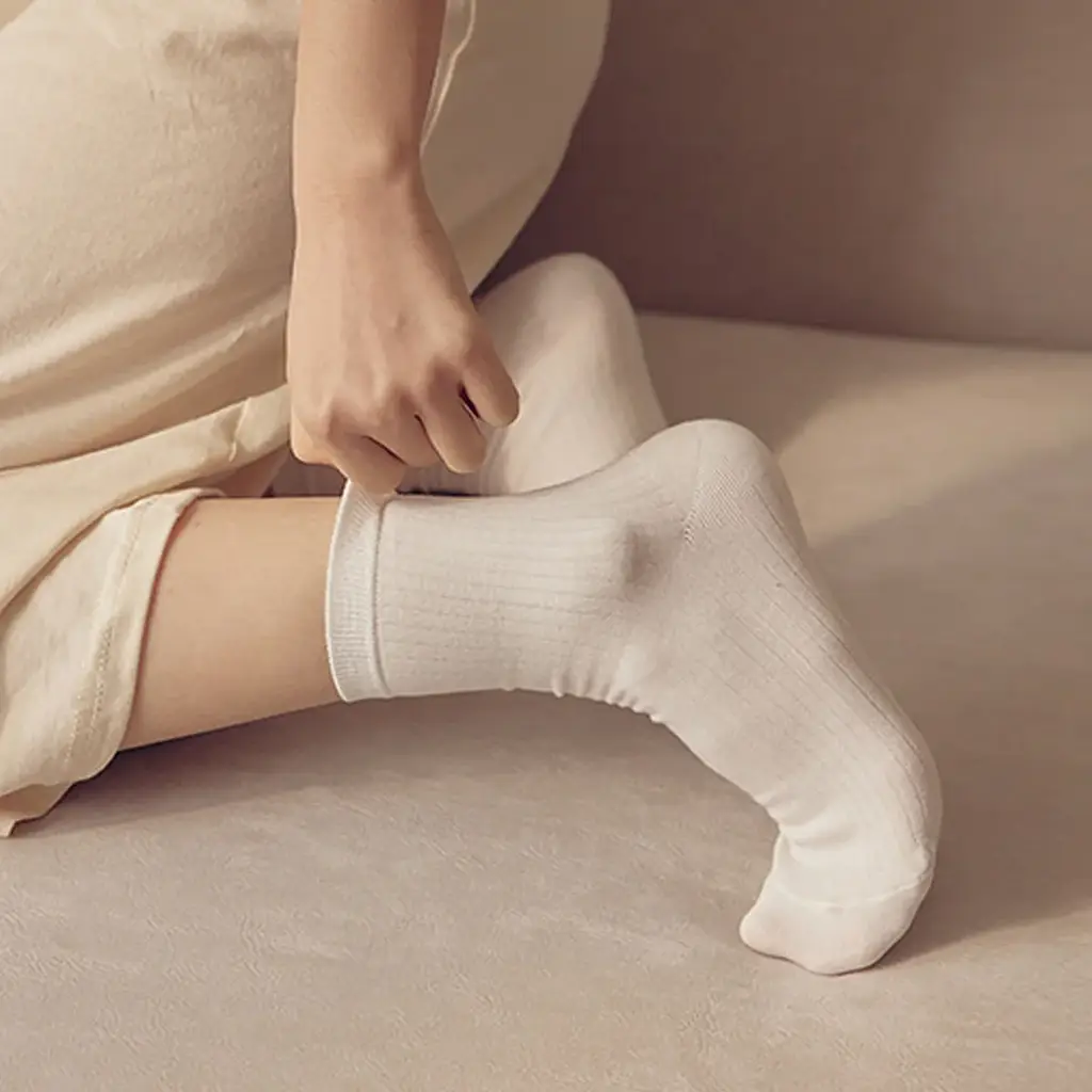 마른파이브 날마다 국산 베이직 코튼 발목양말 10매입 (무지, 골지)