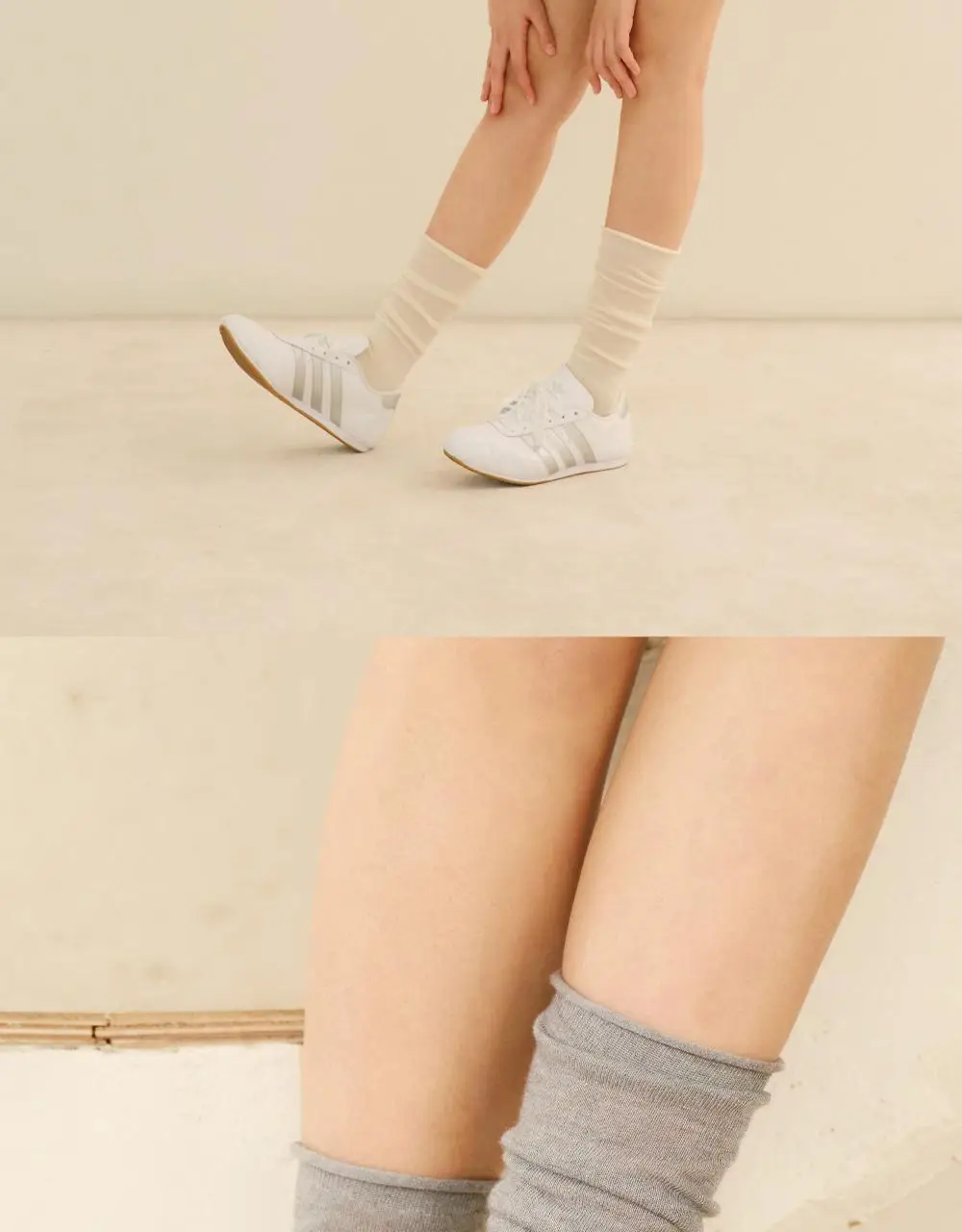 마른파이브 넉넉 롤업 루즈 니삭스 6colors 상세페이지 4